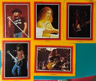 Lynyrd Skynyrd 1976 Band Signed Program Pages.  Ronnie Van Zant,  3x Jsa Letters