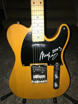 Neil Young Signed Autographed 2003 Squire Fender Telecaster Electric Guitar 2