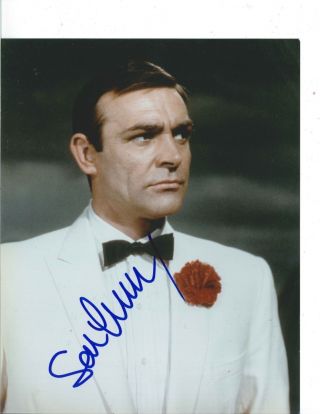 Sean Connery Signed Photo James Bond 8x10 Photo Jsa