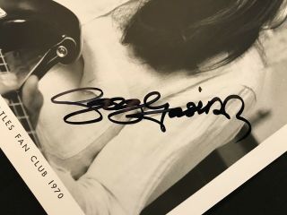 George Harrison signed 8x10 Photo 1994 Los Angeles Beatles RR 2
