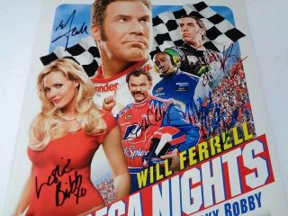AUTOGRAPHED - ' Talladega Nights: The Ballad of Ricky Bobby ' (2006) Poster, 2