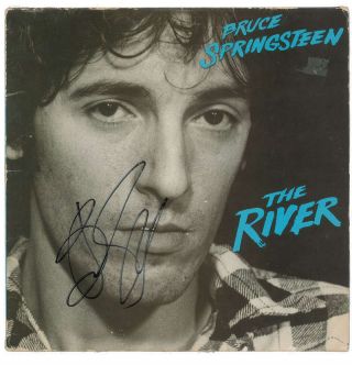 Bruce Springsteen Signed Autographed The River Album Lp Beckett Bas