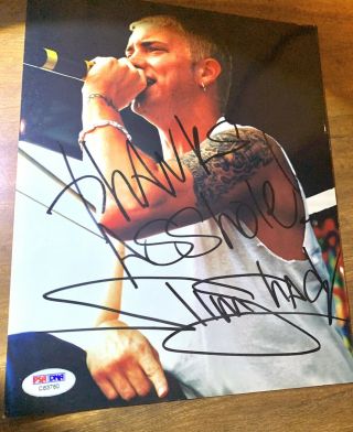 Rare Eminem Signed Autographed Photo " Thanks A$$hole Psa/dna 1 Of 1