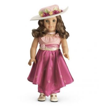 Retired American Girl Doll Rebecca’s Movie Dress And Book Doll Not
