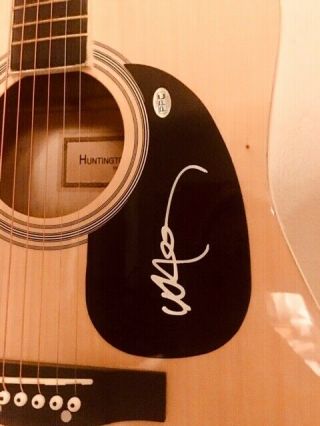 Willie Nelson - Autographed Signed Huntington Acoustic Guitar With -