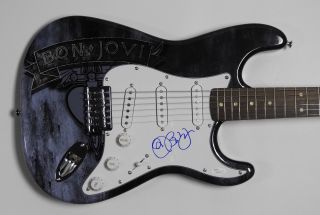 Jon Bon Jovi Autograph Signed Guitar Fender Jsa Stratocaster