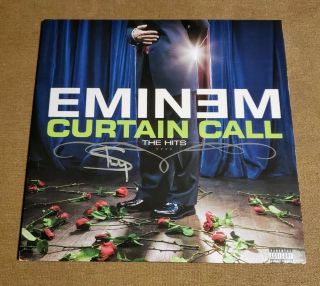 Eminem Slim Shady Marshall Mathers Curtain Call Autographed Signed Album W/coa