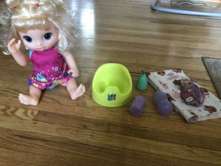 Baby Alive Blonde Talking Potty Dance Baby Doll Toy Baby Born Surprise Unicorn