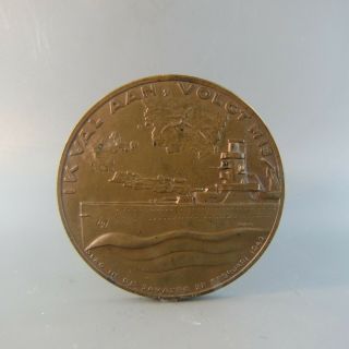 1942 Battle Of The Java Sea Bronze Medal Maritime Museum