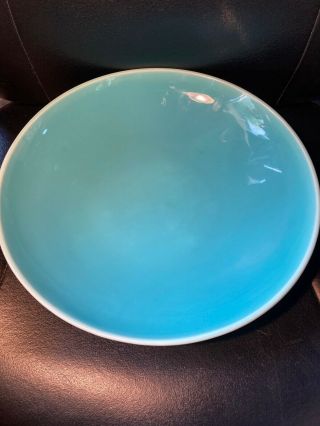 Vintage Catalina Pottery 13.  " Footed Center Bowl.  Stunning Piece