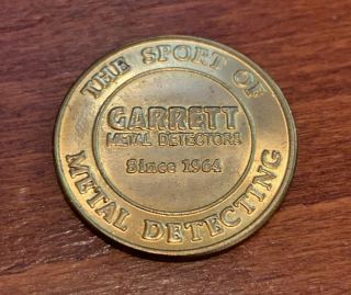 Rare Charles Garrett Commemorative Metal Detector Coin Token - 1932 to 2015 2
