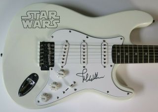 John Williams Star Wars Signed Autograph Guitar Composer Conductor