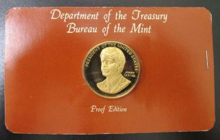 Department Of The Treasury Bureau Of The Jimmy Carter Proof Edition