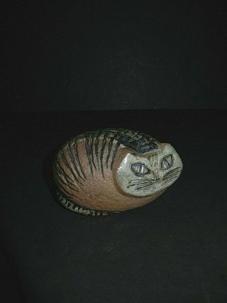 Adorable Lisa Larson Gustavsberg Pottery Cat Figurine