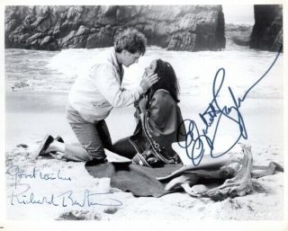B - Richard Burton/elizabeth Taylor Autographed Photo W/coa
