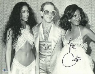 Wow Cher Signed Authentic Autograph 11x14 Photo Beckett Bas 11