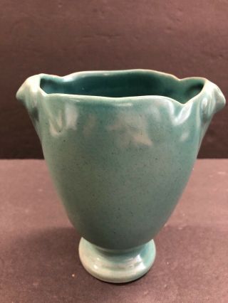 Vintage Antique Frankoma Pottery Boho Vase Rams Head