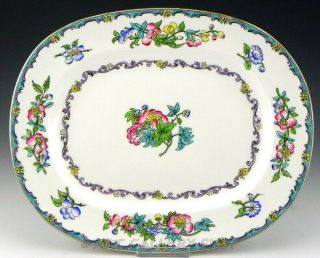 Vintage Minton England B937 Floral 13 " Serving Platter