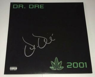 Dr.  Dre Signed Chronic 2001 Record Album Lp Rare Rapper Autograph Jsa Loa