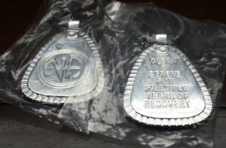 1 Metal Na Key Tag Chain Silver Narcotics Anonymous