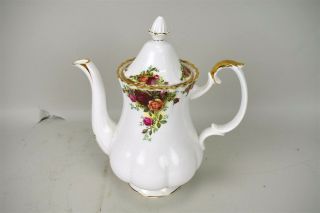 Old Country Roses Royal Albert Coffee Pot Tea & Lid Bone China