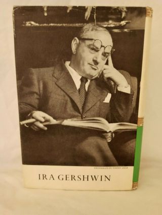 3 hour - Signed - Lyrics On Several Occasions Ira Gershwin - WITH LETTERS BY GERSHWIN 2