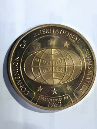 Convention of International Numismatics Mexico Medal 2