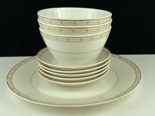 Givenchy “g” Monogram Porcelain Plate Bowls & Dishes By Yamaka Japan