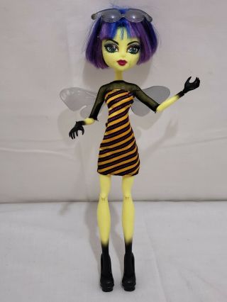 Monster High Doll Create A Monster Insect Girl Cam Doll Bumble Bee Rare Read