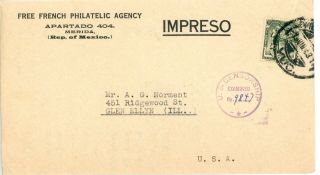 Mexico (2) - - Censored Cover With Letter To U.  S,  Circa 1942
