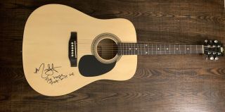 Miranda Lambert Signed W/ Inscription Acoustic Guitar Autographed Exact Proof