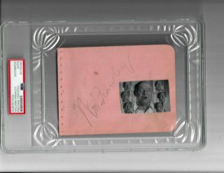 William Frawley,  I Love Lucy,  Vintage Signed Album Page Psa Authentic