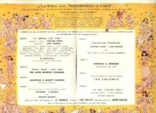Cab Calloway Signed Latin Quarter Program Hi De Ho Mademoiselle De Paris 1950 ' s 3