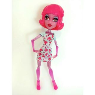 Monster High Create A Monster Blob Pink Ice Girl Doll Cam Mattel 11 "