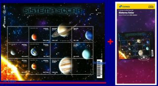 20 - 04 Brazil 2020 - Solar System,  Space,  Sheet Mnh And Brochure
