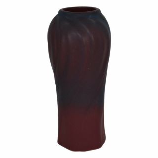 Vintage Van Briggle Pottery 1920s Mulberry Leaves Vase Shape 824