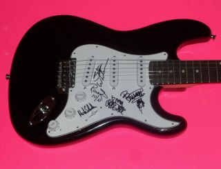 Kix X5 Entire Band Signed Autographed Electric Guitar Exact Proof