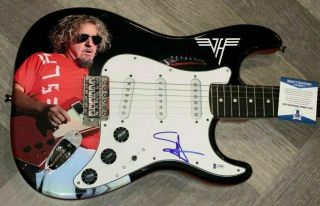 Sammy Hagar Signed Custom 1/1 Van Halen Autographed Guitar Certified Bas Certed