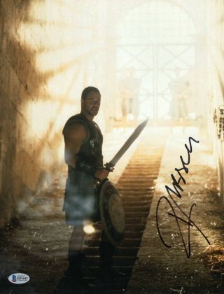 Russell Crowe Signed Autographed Gladiator Maximus 11x14 Photo Bas Beckett 1