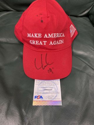 Kid Rock Autographed Maga Hat Make America Great Again Donald Trump Detroit Psa