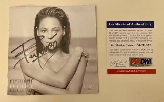 Beyonce Signed Autographed I Am.  Sasha Fierce Cd Booklet Rare / Psa Dna