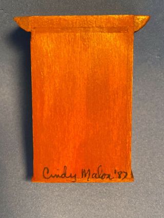 Cindy Mellon artisan wall cabinet scale 1:12 3
