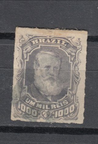 Brazil 1878 1000 Reis Vf (88 - 83)