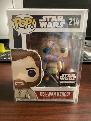 Ewan Mcgregor Signed Autographed Star Wars Obi - Wan Kenobi Funko Pop 214