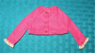 Vintage Barbie 4 Francie Sissy Suits Clothes 1228 Fashion Pink White Lace Jacket