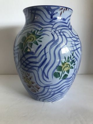 Vintage Tiffany And Co Porcelain Vase 1994 “alfama” Made In England Bone China