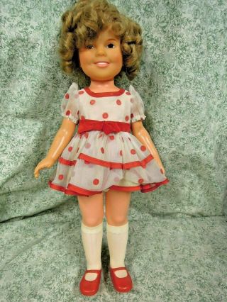 Ns - 344 Shirley Temple Vinyl Doll: Ideal Toy Company; 16 " Tall