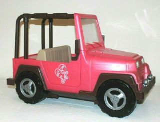 Our Generation 18 " Doll Coral Pink 4x4 Vehicle Jeep American Girl Local Pick Up