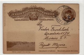 Uruguay: 1920 Postal Stationery Postcard To Mexico (c53049)