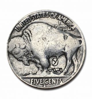 Hobo Nickel Coin 1930 Buffalo 